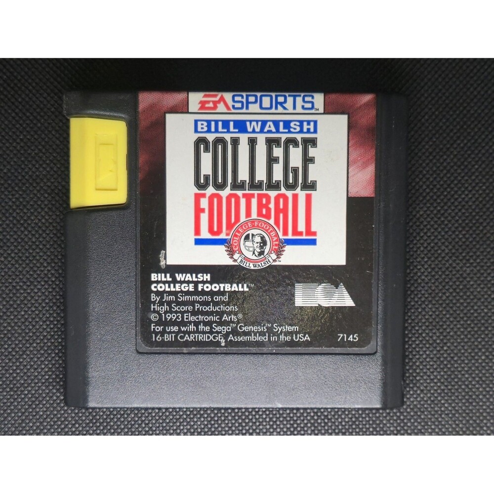 Bill Walsh College Football (Sega Genesis, 1993)